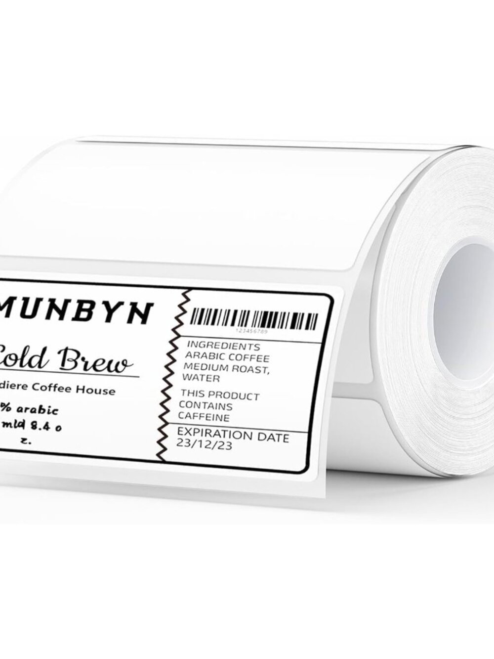 4x2 Thermal Labels, 500 Sheets/1 Roll, White